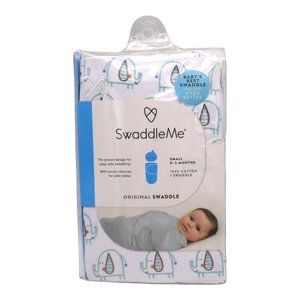 SwaddleMe Blanket Elephants Original Small Medium 0-3 Months 7-14 LBS